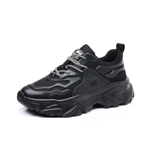 POPULAR ROUSE PR Низкий топ толстая подошва кроссовки мужские