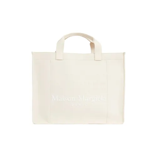 Maison Margiela Cabas Хлопок Сумка Большая Женская Белая