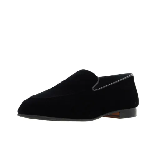 Canali Лоферы Мужские Черные