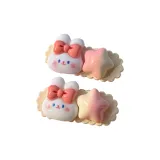 Кролик Звезда Волна Нижняя заколка [1 пара]