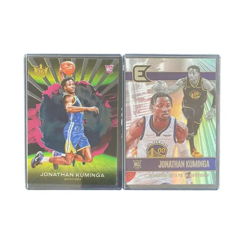 PANINI 2021-22 Warriors Kuminga Специальная карта RC Серебряная фольга Спортивные карты 2 штуки