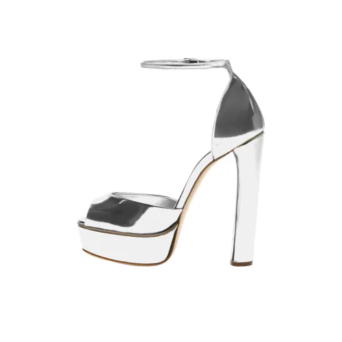 Casadei Flora Высокие каблуки Серебристые Женские