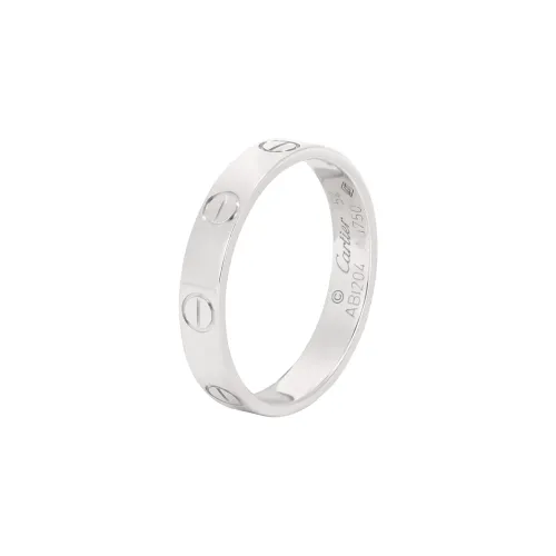Cartier Обручальное Кольцо LOVE Белое Золото
