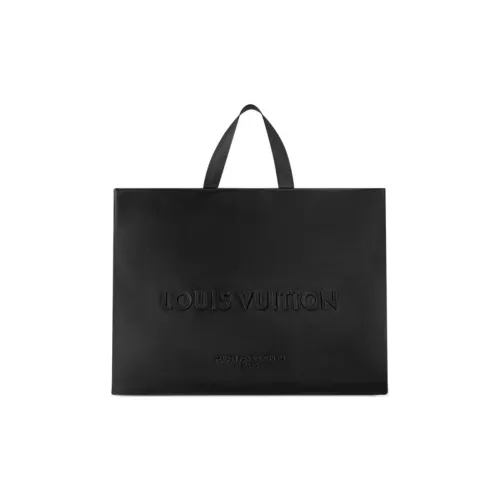 LOUIS VUITTON SHOPPER Коровья кожа Тоут Сумка Сумка для покупок Сумка через плечо Сумка Экстра-большая Мужская Черная