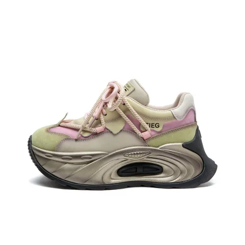 Chibang визуально увеличивает рост Низкие кеды с толстой подошвой Женские