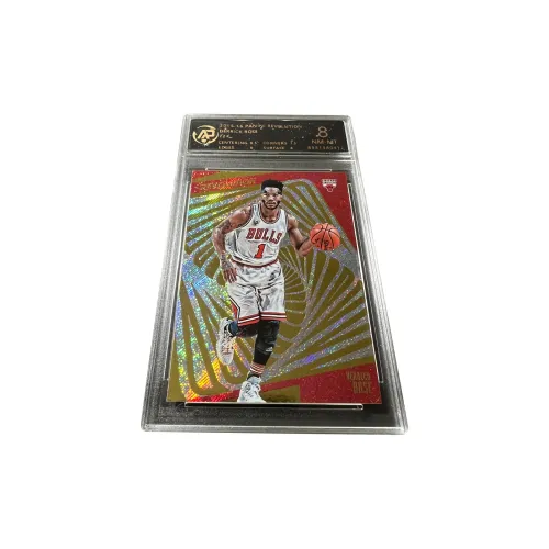 PANINI Bulls Derrick Rose Wind City Pink Holographic Card POINT Fold RPA High Score Player Card Rare Card