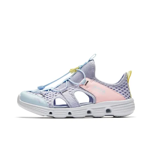 Antakids Дышащий Быстросохнущий Легкий Амортизация Низкий Топ Детские Сандалии Холодный Фиолетовый Кремовый Розовый Ледяной Синий