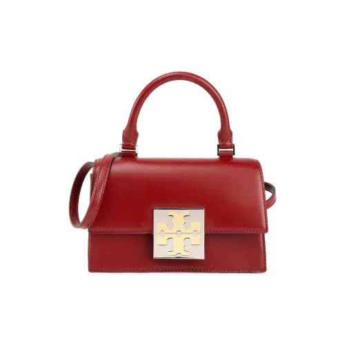 TORY BURCH BON Телячья кожа Сумка через плечо Сумка Мини Женская Кирпично-красный