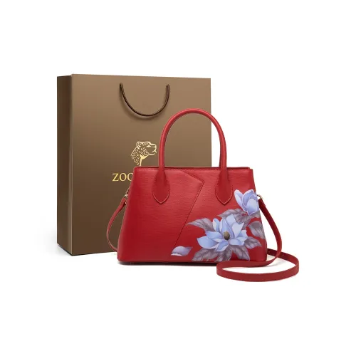 ZOOLER Коровья кожа Одно плечо Сумка Средний Женские Светло-серый Призрачный Ночной Черный Forbidden City Красный