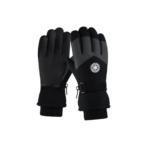 LEMONKID Велюр Водонепроницаемая Ткань Лыжные Перчатки Унисекс