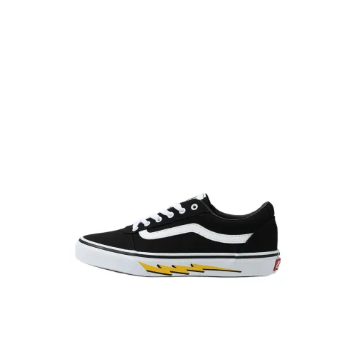 Vans Bambino Low Топ Kids Lifestyle Shoes Черный Белый Детский