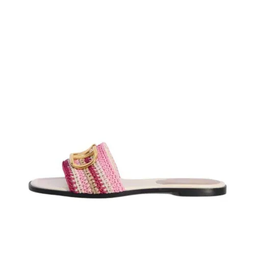 Valentino Vlogo Signature Слипоны Женские Розовые
