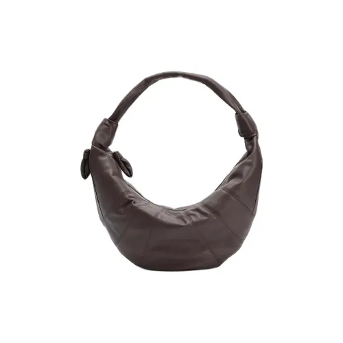 Lemaire Sheepskin Круассан Сумка Сумка Сумка через плечо Женская Коричневая