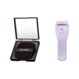 3D Милый Claw Зажигатель для ресниц (Фиолетовый цвет белой лозы) + Бумажные салфетки для снятия макияжа, упаковка из 100 штук