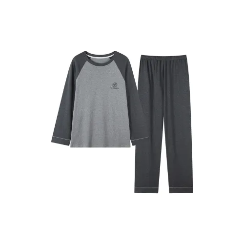 Huggy Kissy Пижамный комплект Мужской Фотиния серый