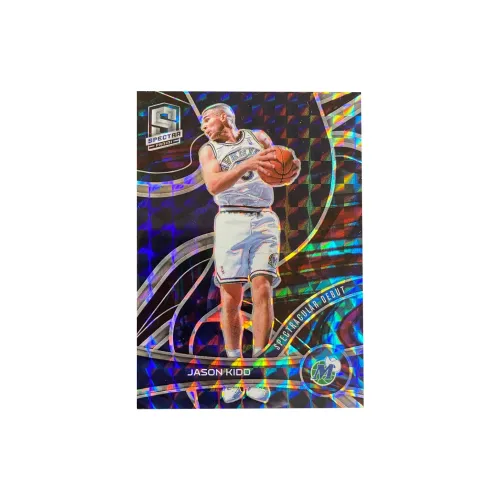 Panini 2021 22 Быки Jason Kidd Spectrum Черный Fold 35 49 Сетка Спортивные карты 1 шт