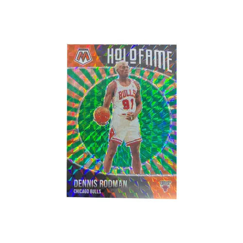 PANINI 2020 21 Bulls Mosaic Large Patch Large Bug Rodman Mosaic Fold Sports Cards 1 Pack