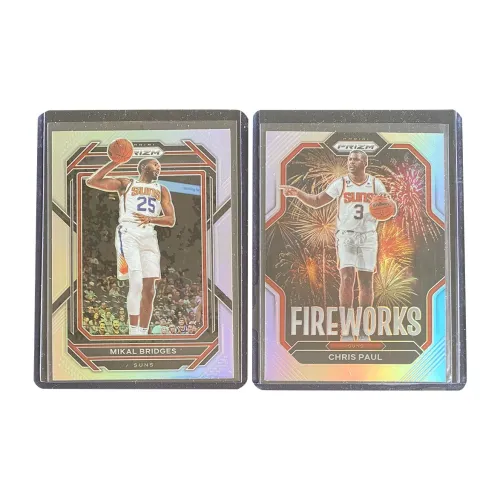 PANINI 2022 23 Sun Bridges Paul Silver Fold Tuck Спортивные карты 2 шт