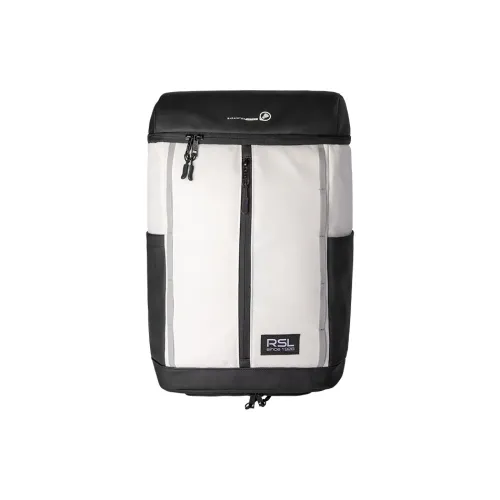 RSL ПУ (полиуретан) Пэчворк Тонко зернистый Рюкзак Стандартный Унисекс Белый Черный