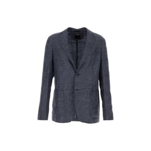Ermenegildo Zegna Синий Мужской Деловой костюм