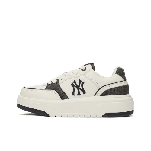 MLB New York Yankees Скейтборд Кроссовки Низкие Белый/Черный Унисекс