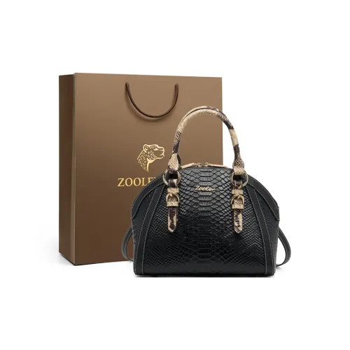 ZOOLER Сумка из крупнозернистой текстуры кожа коровы одно плечо средний размер женский черный