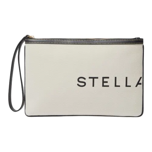 Stella McCartney Хлопок Холст Clutch Женский Бежевый