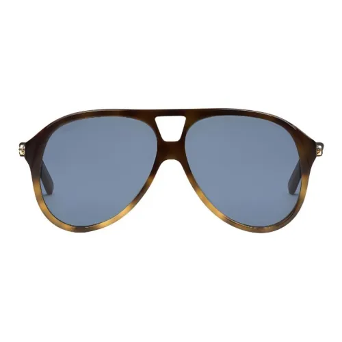 GUCCI Ацетат Эмаль Aviator Солнцезащитные очки Мужские Черепаховый