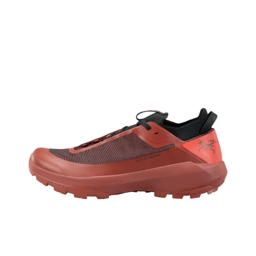 Arcteryx Vertex Alpine Устойчивая к истиранию низкая альпинистская обувь для мужчин темно-бордовый цвет