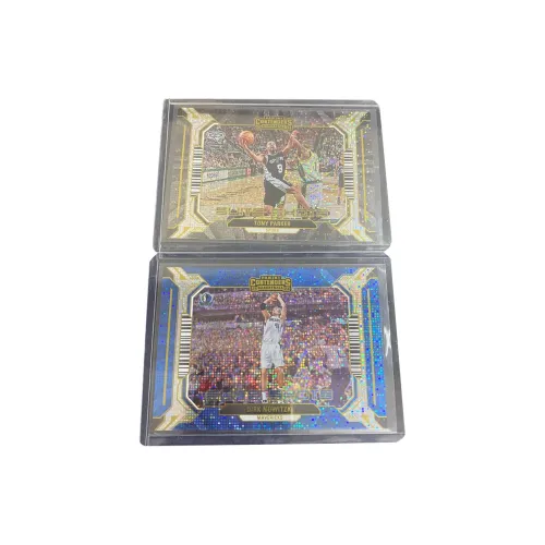 Panini 2024 Шар Game Ticket Тони Паркер Навайти Тека Точечная складка Всего 2 ШТ. Спортивные карты 2 шт
