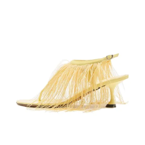 PROENZA SCHOULER Tee Стринг Перо One Ремень Сандалии 6 см Женские Желтый