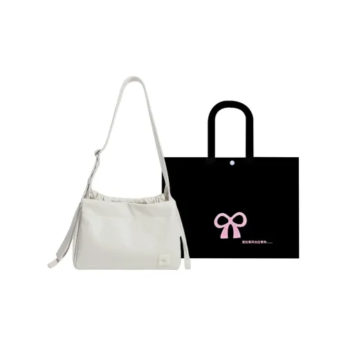 HACIN ПУ (полиуретан) Сумка через плечо Стандартная Женская Белая Розовая