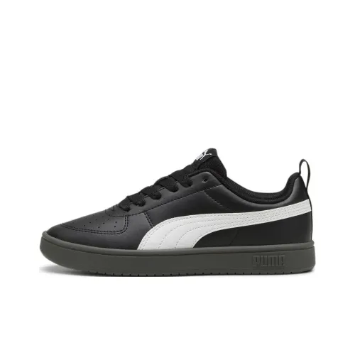 PUMA Rickie Low Топ Детские Скейтбординги Черный Белый Подростки