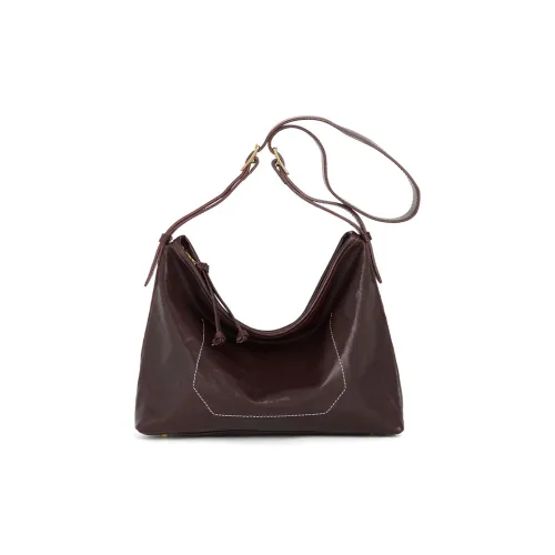 COCOEVA Кристальная сумка через плечо из растительного дубления женская кофейного черного цвета