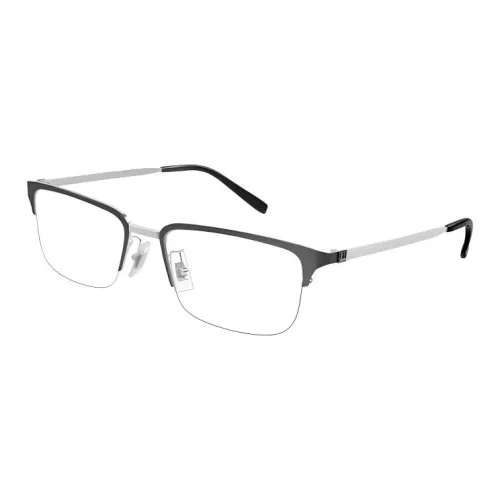 Dunhill Титан Прямоугольные Оправы для Очков Мужские Черные