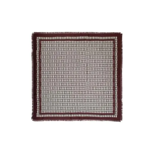 BALLY Шарфы из шелка Tutov Женские Бордовый