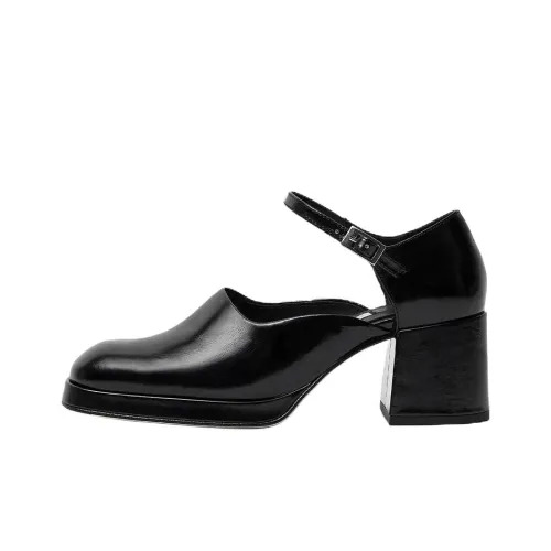 MIISTA Yara Песочные часы Высокие каблуки 7 см Женские Черный