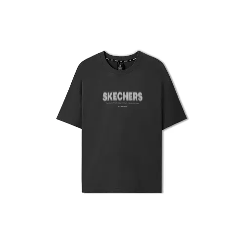 Skechers Sports Life Collection T-Shirt Унисекс Угольный Черный