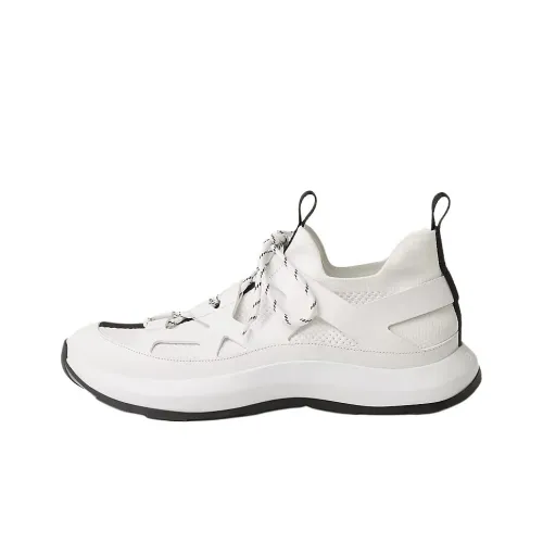 HERMES Katana Низкий Топ Повседневная Обувь Мужская Белая