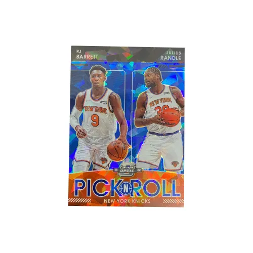 PANINI 2021 22 Knicks OP RJ Барретт Рэндл Ледяной Шавер Специальная ЭДИЦИЯ Спортивные Карты 1 шт