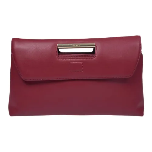 Furla Кожа Клатч Стандартный Женский Бордовый Цвет
