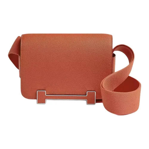 HERMES Geta Mysore Шевро Сумка через плечо Сумка на плечо Женская Кирпич