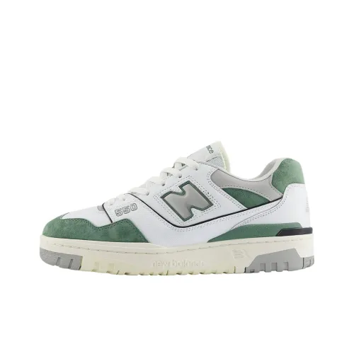 New Balance 550 Low Топ Повседневная обувь Унисекс Белый Зеленый
