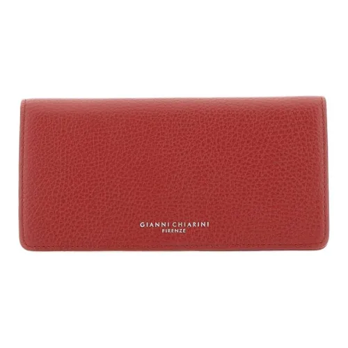 GIANNI CHIARINI Кошелек из кожи унисекс вишнево-красный