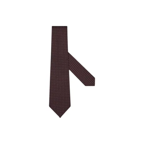 Zegna Silk Шелковые галстуки из шелка тутового дерева унисекс бордовый