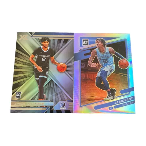 PANINI 2021 22 Grizzlies Ja Морант OP Особенная карта Спортивные карты 2 шт