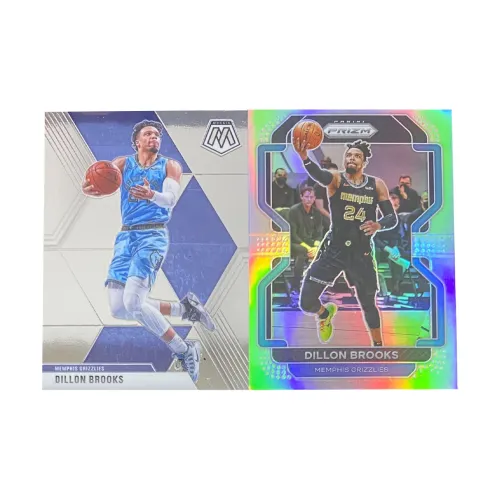 PANINI 2022 2020 Grizzlies Dillon Brooks Серебряный Fold Спортивные карты 2 шт