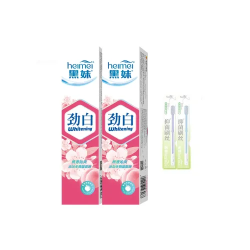 HEIMEI Зубная паста Освежающий дыхание Персиковый вкус Настоящая семейная официальная Без фторида 140 г туба