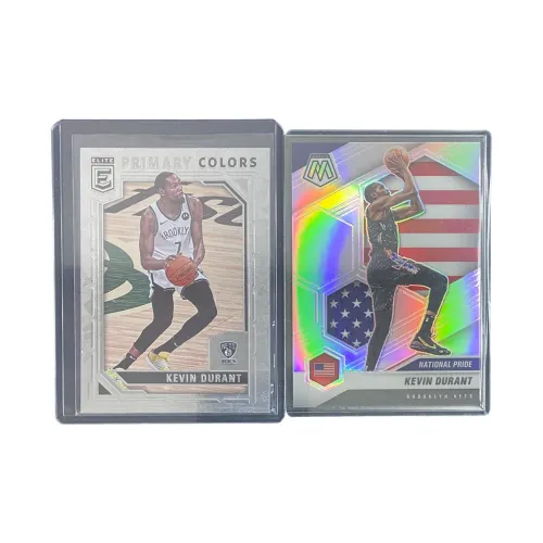 PANINI 2022 Баскетбольный сет Цвет KD Elite Карта Мозаика Серебряный складной Особенная карта Спортивные карты 2 шт