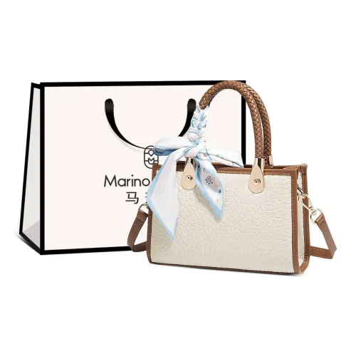 MARINO ORLANDI Корова Кожа Сумка Стандартная Женская Черный Коричневый Белый Коричневый